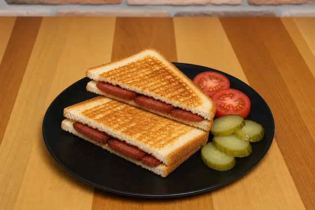 Sucuklu Kare Tost